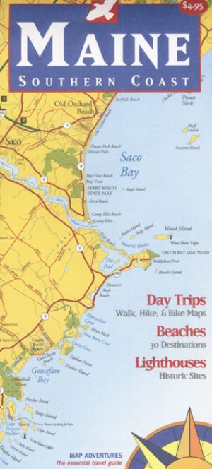 Maine Southern Coast Map